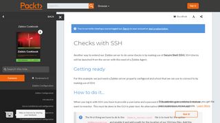 
                            4. Checks with SSH - Zabbix Cookbook - Packt Subscription