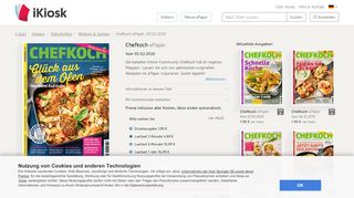 
                            6. Chefkoch - Zeitschrift als ePaper im iKiosk lesen