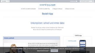 
                            8. CHEFS CULINAR Bestell-App