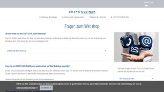 
                            10. CHEFS CULINAR – Webshop