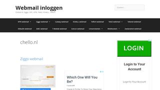 
                            2. chello.nl | Webmail inloggen