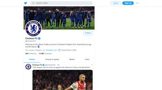 
                            12. Chelsea FC (@ChelseaFC) | Twitter