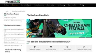 
                            11. Cheltenham Free Bets for Cheltenham Festival 2019 ... - Bet Offers