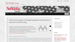 
                            12. ChemComm paper on N-doped graphene nanoribbons is featured in ...
