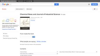 
                            10. Chemical News and Journal of Industrial Science