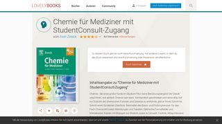 
                            5. Chemie für Mediziner mit StudentConsult-Zugang von Axel Zeeck bei ...