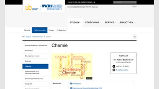 
                            2. Chemie - RWTH AACHEN UNIVERSITY Universitätsbibliothek RWTH ...