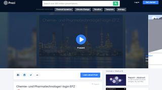 
                            9. Chemie- und Pharmatechnologe/-login EFZ by Aicha Fall on Prezi