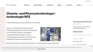 
                            1. Chemie- und Pharmatechnologe/-technologin EFZ | Novartis Schweiz