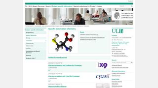 
                            7. Chemie - Universitäts- und Landesbibliothek ... - ULB Darmstadt