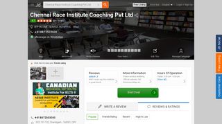
                            9. Chennai Race Institute Coaching Pvt Ltd - Competitive Exam ...