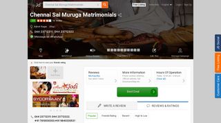 
                            2. Chennai Sai Muruga Matrimonials, Ashok Nagar - Matrimonial ...