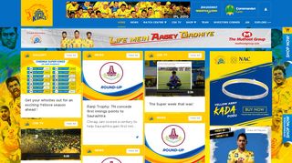 
                            9. Chennai Super Kings- Videos, Shop, News, Live Scores,Tickets