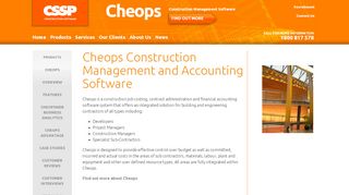 
                            4. Cheops | CSSP Construction Software Cheops