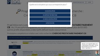 
                            11. CHERCHE PRESTATAIRE PAIEMENT CB - ProgOnline