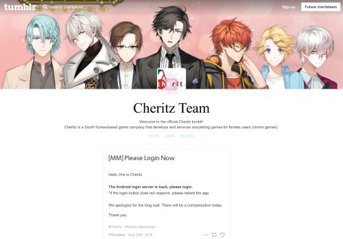 
                            3. Cheritz Team — [MM] Please Login Now