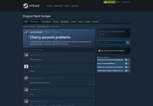 
                            6. Cherry account problems :: Dragon Nest Europe General ...