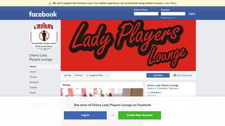 
                            12. Cherry Lady Players Lounge - Home | Facebook