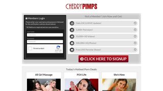 
                            1. Cherry Pimps: Member Login