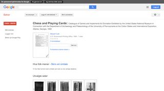 
                            9. Chess and Playing Cards: Catalogue of Games and Implements for ...
