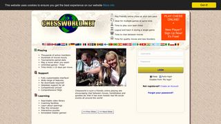 
                            13. Chess World Online Chess Forum - 'My Login' page...