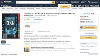 
                            12. ChessBase 14 - Das Megapaket: Die professionelle ... - Amazon