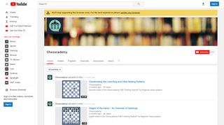 
                            1. Chesscademy - YouTube