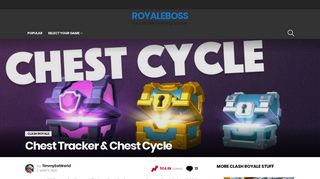 
                            8. Chest Tracker & Chest Cycle in Clash Royale - Clash Royale Boss