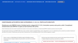 
                            3. Chestionare Auto DRPCIV 2019 categoria B ,C,D,E, A Teste Auto