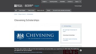 
                            7. Chevening Scholarships | British Council