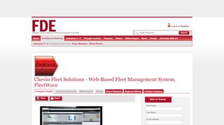 
                            5. Chevin Fleet Solutions - Web-Based Fleet Management System ...