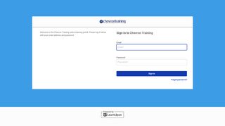 
                            1. Chevron Training: Sign in