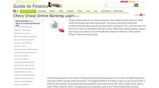 
                            12. Chevy Chase Online Banking Login - Streetdirectory.com