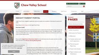 
                            13. Chew Valley School - Insight Parent Portal