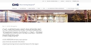 
                            7. CHG-MERIDIAN and Ravensburg Towerstars extend long-term ...