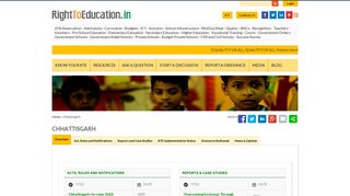 
                            6. Chhattisgarh - Right To Education
