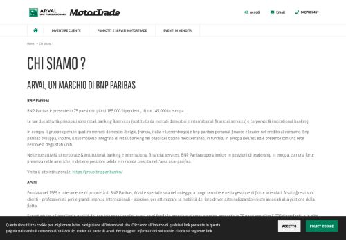 
                            6. chi siamo? | Arval MotorTrade