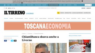 
                            10. ChiantiBanca sbarca anche a Livorno - Cronaca - il Tirreno