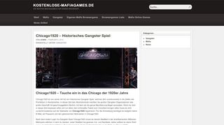 
                            5. Chicago 1920 - Historisches Gangster Spiel - Kostenlose-Mafiagames ...