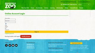 
                            11. Chicago Zoological Society - Login