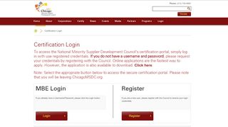
                            8. ChicagoMSDC | Login - Chicago Minority Supplier Development Council