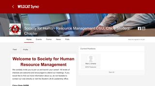 
                            12. Chico State SHRM - OrgSync