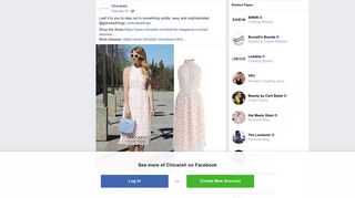 
                            9. Chicwish - Leaf it to you to step out in something subtle,... | Facebook