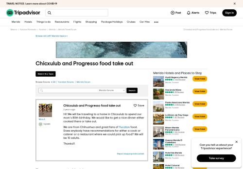 
                            2. Chicxulub and Progresso food take out - Merida Forum - TripAdvisor