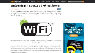 
                            12. Chiêu mới: Lên Google dò mật khẩu WiFi - VnReview - Tin nóng