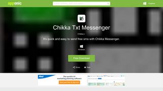 
                            2. Chikka Txt Messenger Free Download