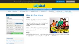 
                            12. Child Bus Fare | Infant Bus | Citylink
