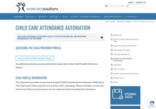 
                            9. Child Care Attendance Automation - WorkForce Solutions South Plains