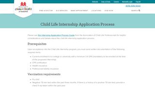 
                            12. Child Life Internship Application Process - Vanderbilt Children's Hospital