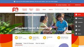 
                            12. Child Saving Account | Way Cool Saver Kids Account | P&N Bank